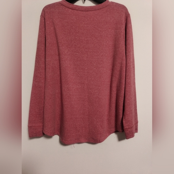 Holiday Season Glitter Lettering Red Top / Size 2X - Picture 4 of 7